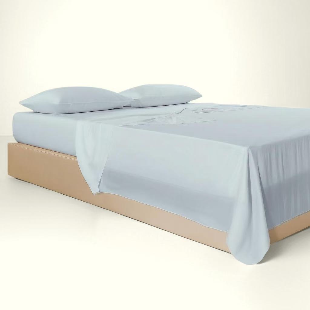 Bamboo Sheet Set - Cool & Smooth, Pet Hair Repellent for Cats/Dogs Family - Frost