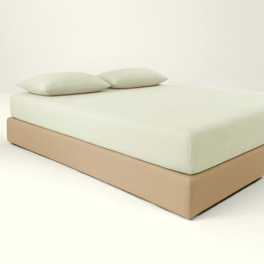 StretchCool Sheet Set - Stretchy & Breathable, Pet Hair Repellent for Cats/Dogs Family - Lime