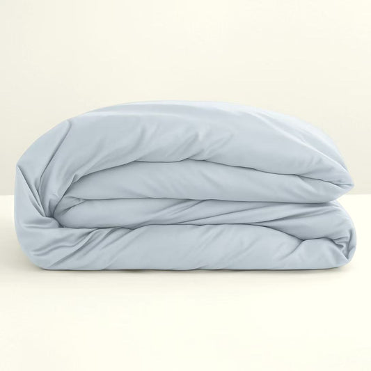 Bamboo Duvet Cover - Breathable, Pet Hair Repellent for Cats/Dogs Family - Frost