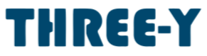 Logo of 'THREE-Y' on a white background
